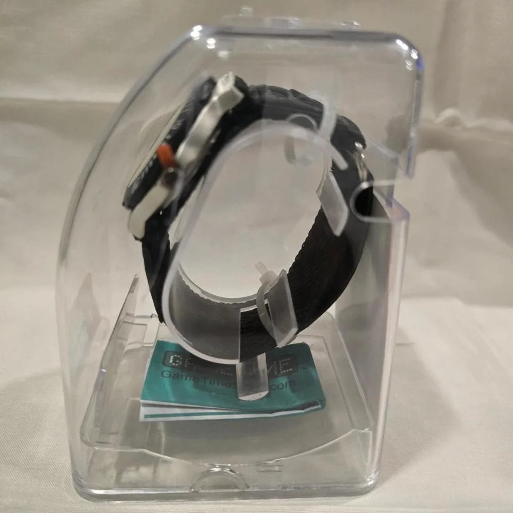 NFL‎ Agent Series Green Bay Packers Gold Face Watch Black Velcro Strap Quartz